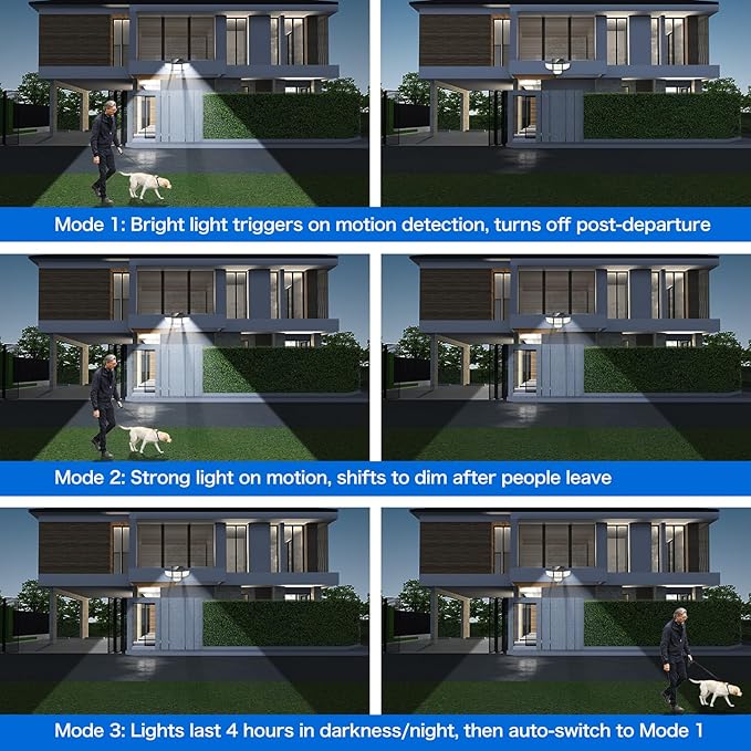 Adewalk 3000LM Outdoor Solar Light - Image 6