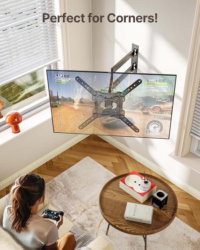 monTEK Long Arm TV Wall Mount for Most 23-65 Inch TVs, 29 Inch Long Extension - Image 5