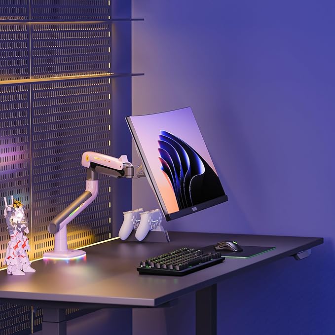 NB Gaming Monitor Arm or for 32 to 60 Inches Screen, Load up to 20 kg, VESA - Image 5