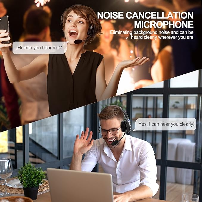 Sarevile Trucker Bluetooth Headset, V5.2 Wireless Headset - Image 4
