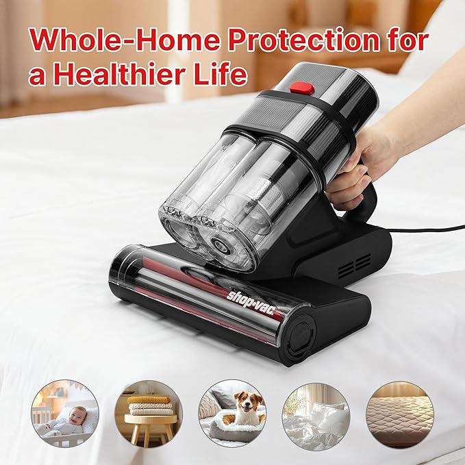 Shop-Vac Mattress Vacuum Cleaner, 14KPa Powerful Bed Vacuum - Image 5