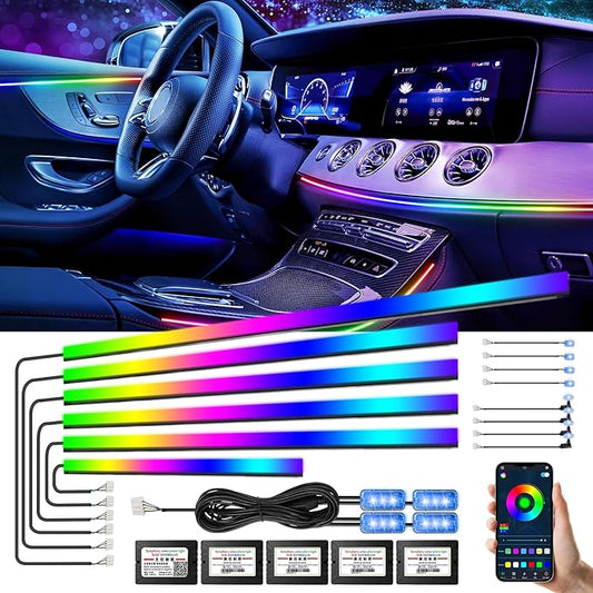 Acrylic Interior Car LED Strip Light, Car Neon Light by AMKI