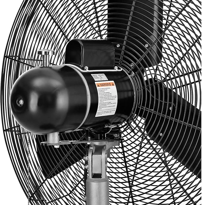 Continental Dynamics CD Premium 30" Oscillating Wall Mount Fan, TEFC Motor - Image 3