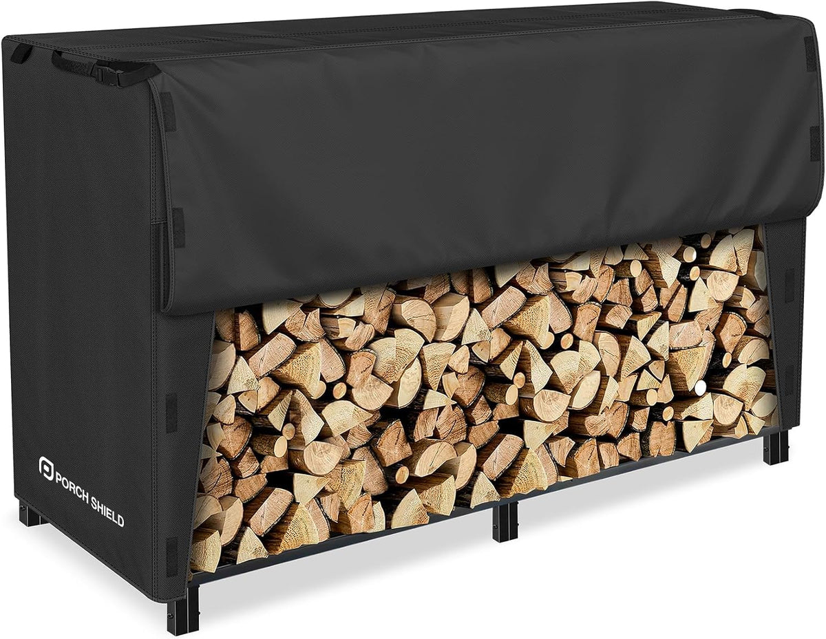 porch shield 8ft waterproof firewood rack cover (cover, main product view