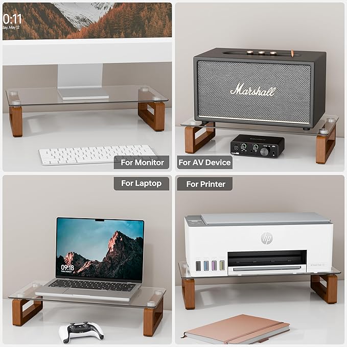 YEOUX Multi-Purpose Desktop Stand, Desk Organization Shelf - Image 4