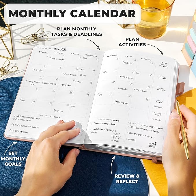 Clever Fox Planner Premium Edition – Undated Luxurious Weekly & Monthly Planner - Image 4