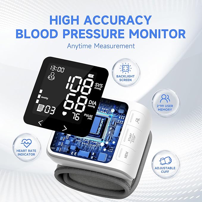 VivaGuard Wrist Blood Pressure Monitor - Image 2
