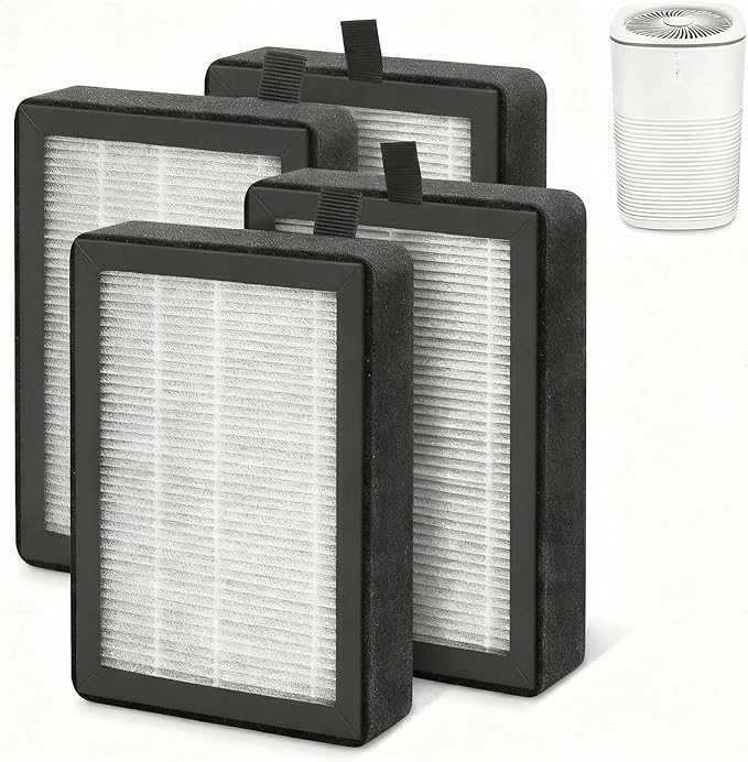 Air Filter Compatible with LEVOIT LV-H128, PUURVSAS HM669A, ROVACS RV60 Air by Kospet+Pet+Love+Home+