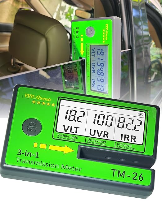 Digital Car Window Tint Meter TM-26 / Side Window Tint, Sun Control Film by VVV-Group