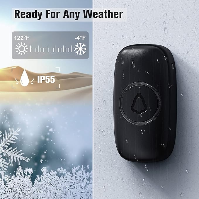 SECRUI Doorbell, Wireless Doorbell - Image 3