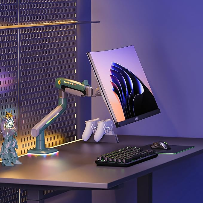 NB Gaming Monitor Arm or for 32 to 60 Inches Screen, Load up to 20 kg, VESA - Image 7