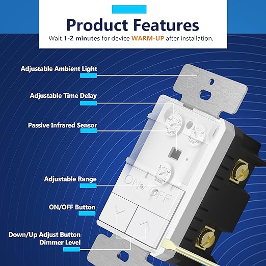 LIDER Motion Sensor Dimmer Switch - Image 9