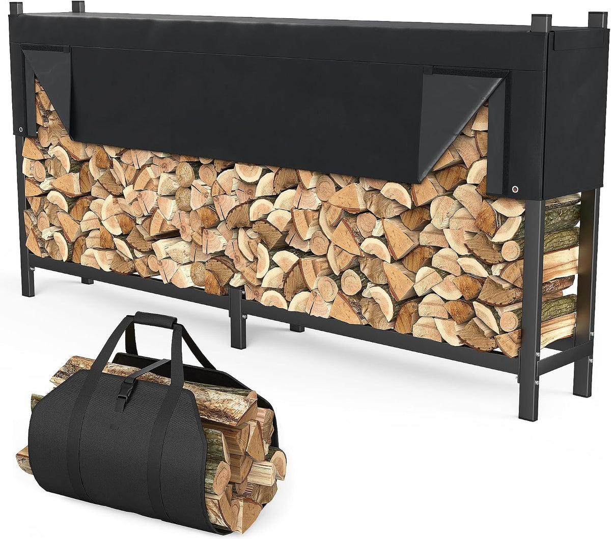 torack heavy duty 96 in/8 ft firewood rack, main product view