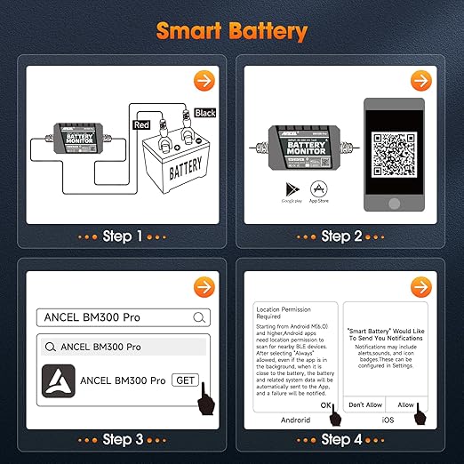 ANCEL BM Series 24V 12V 6V Battery Monitor - Image 8