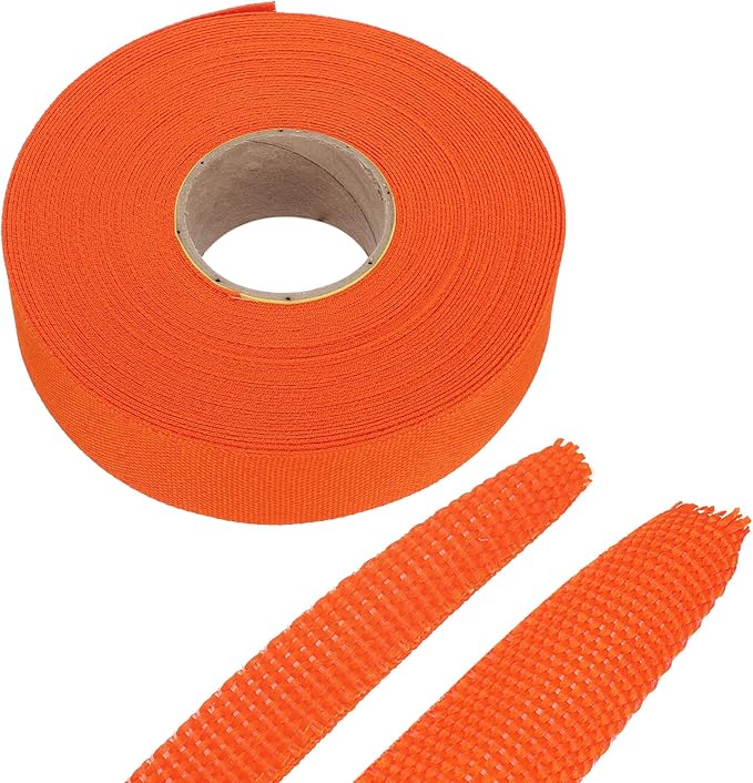 MECCANIXITY Braided Cable Sleeves Heat Shrinkable Fabric Sleeving, Network by MECCANIXITY