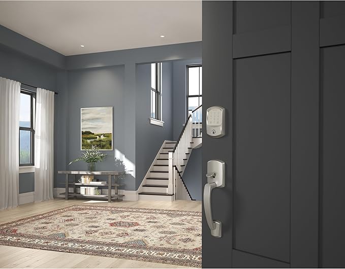 SCHLAGE BE489WB GRW 619 Encode WiFi Deadbolt Smart Lock, Keyless Entry - Image 6