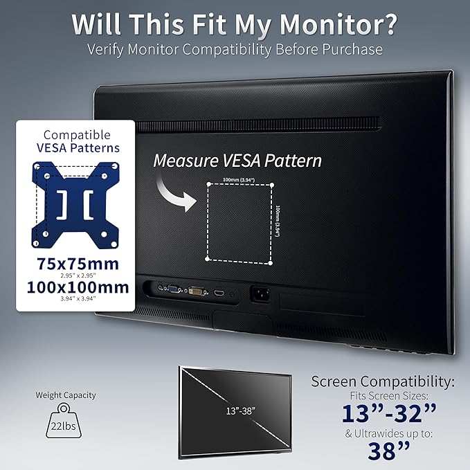 VIVO Single 13 to 38 inch Ultrawide Monitor Arm Desk Mount, Regular Screens up - Image 4