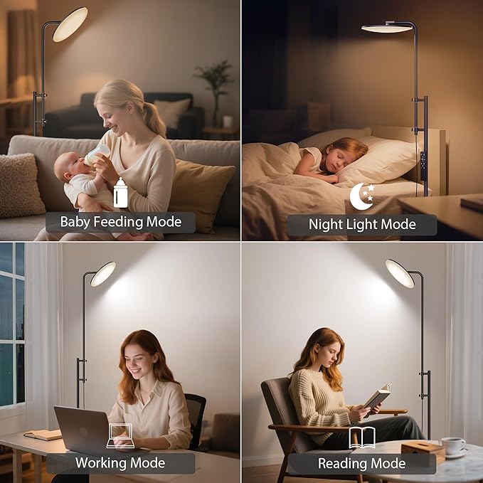 SUNMORY 32W/3000LM Floor Lamps, Super Bright LED Standing Lamp - Image 7