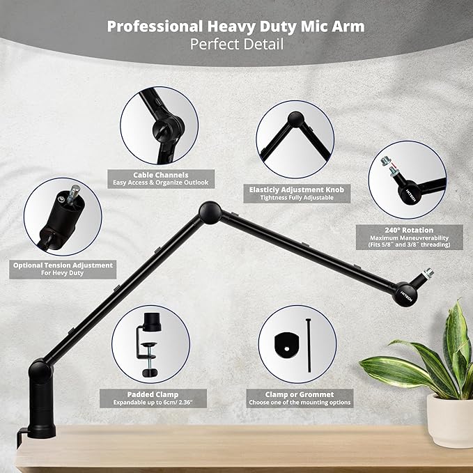 IXTECH Microphone Boom Arm - Image 5