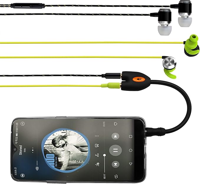 zdyCGTime 3.5mm Audio Headphone Y Splitter Cable 4-Pole 3.5mm AUX Male to 2 - Image 6