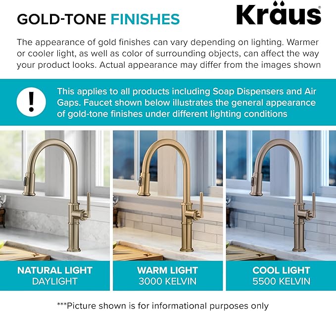 KRAUS Oletto Single Handle Pull Down Kitchen Faucet - Image 9