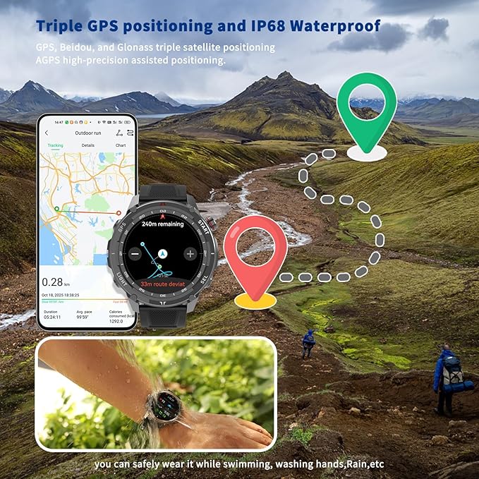 Fitness Tracker Watch with Heart Rate Monitor Activity Tracker with Pedometer - Image 4