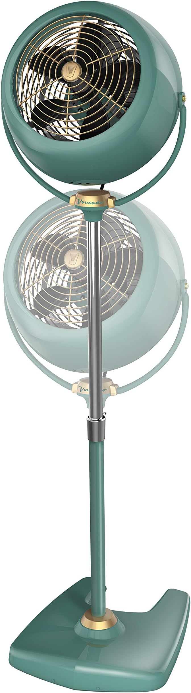 Vornado VFAN™ Sr. Pedestal Vintage Fan, Retro Metal, Standing Air Circulator - Image 4