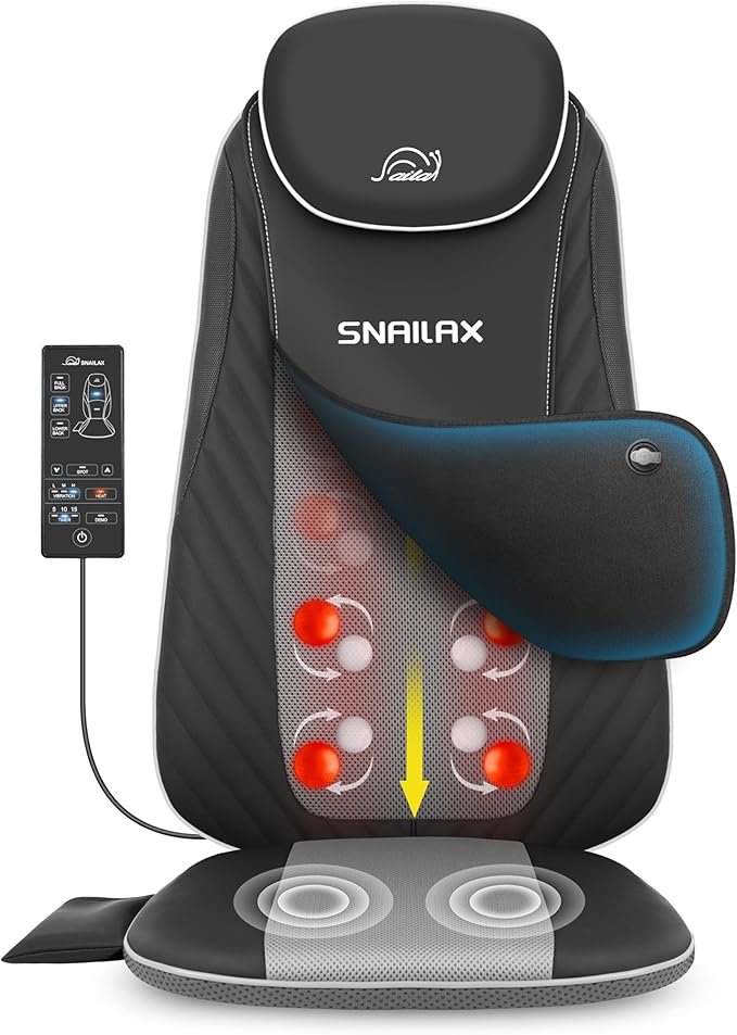 Snailax Christmas Gifts for Dad, Mom Shiatsu Back Massager by Snailax
