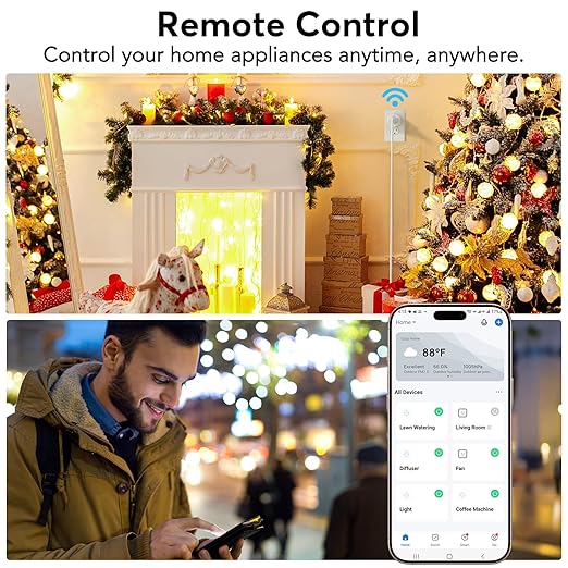 EIGHTREE Smart Plug, WiFi Outlet Works - Image 3