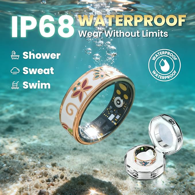 Enamel Craft Smart Ring for Women & Men - Image 6