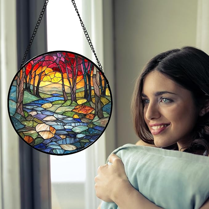 AMDERVEN Stained Glass Window Hanging - Image 3