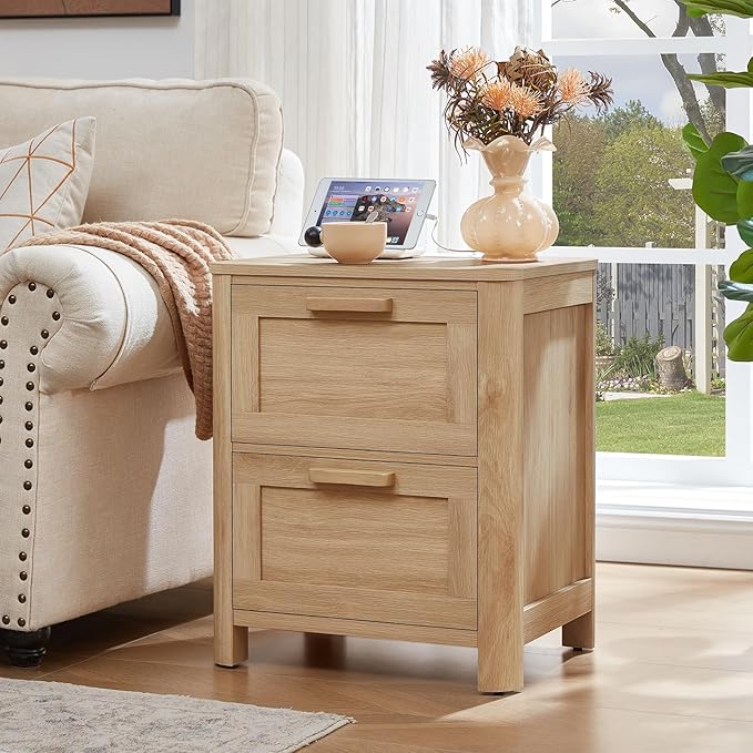 Joaxswe Farmhouse Nightstand - Image 5