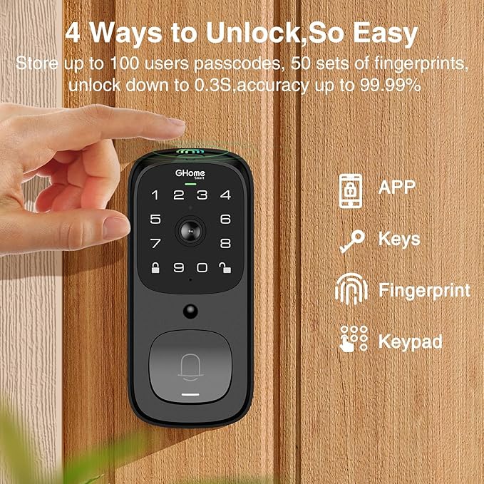GHome Smart 3 in 1 Door Lock - Image 3