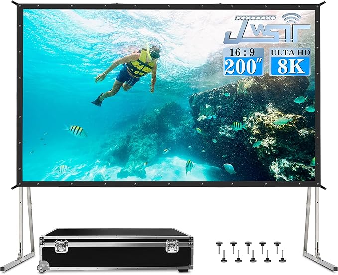 JWSIT 200 inch Projector Screen by JWSIT