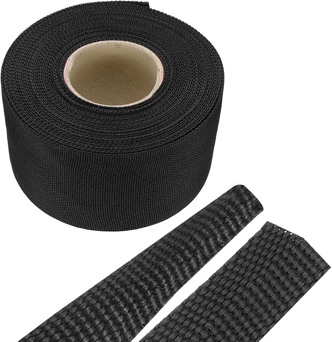 MECCANIXITY Braided Cable Sleeves Heat Shrinkable Fabric Sleeving, Network by MECCANIXITY