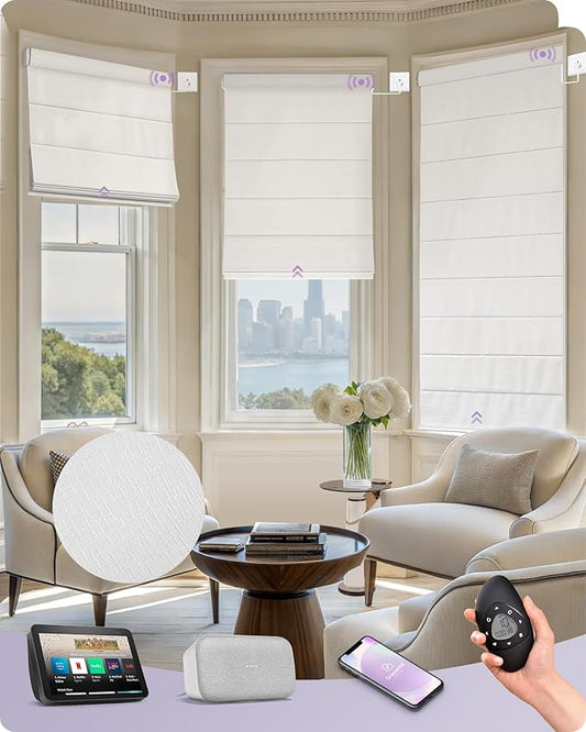 Graywind Smart Roman Shades Compatible by Graywindbeyondshading