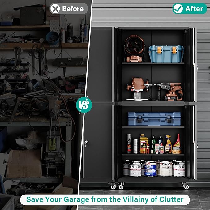 SISESOL Metal Storage Cabinet - Image 7