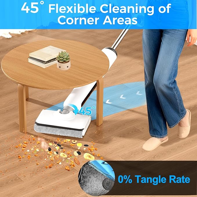HABIUBIU Wet Dry Vacuum Cleaner, 180° Lay-Flat Cordless Vacuum Mop Combo - Image 6