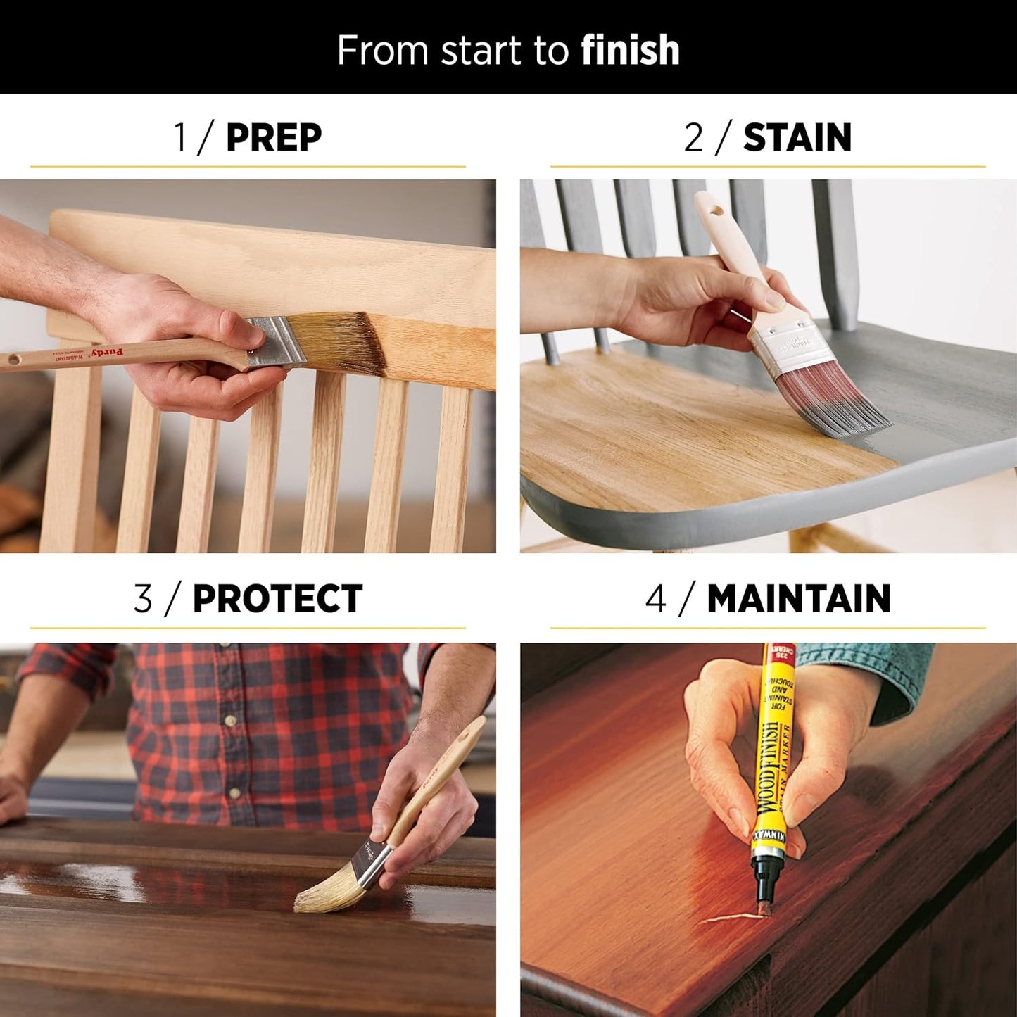 Minwax Oil-Based Wipe-On Polyurethane, 1 Quart, Satin