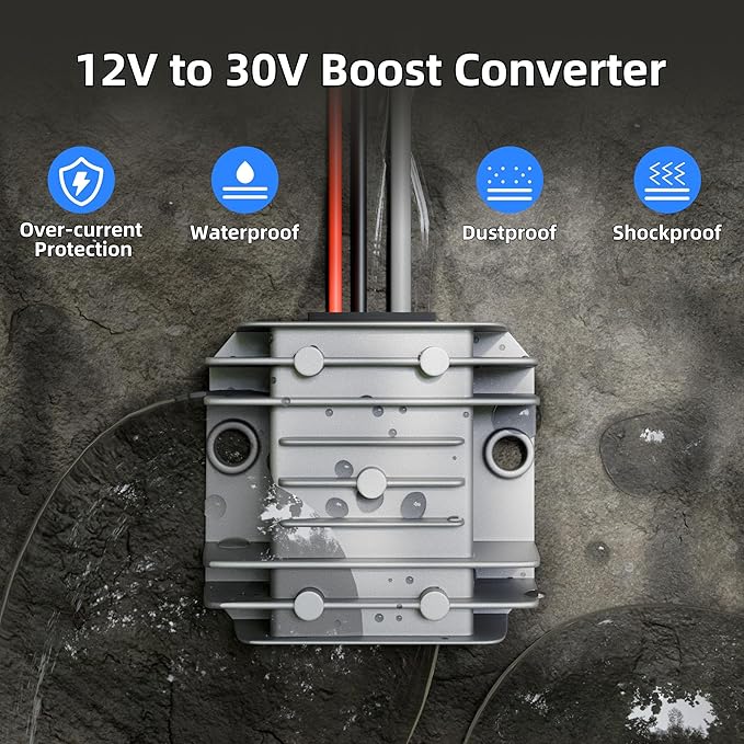 Starlink Mini 12V Adapter, Starlink Mini Power Supply 12/24V Step Up to 30V - Image 5