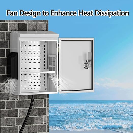Outdoor Electrical Box, Cold-Rolled Steel Plate, Aluminum Alloy Back Beam - Image 7
