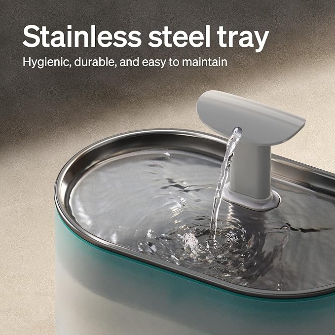 PETLIBRO Cat Water Fountain Stainless Steel, Ultra Quiet, 71fl oz/2.1L - Image 8