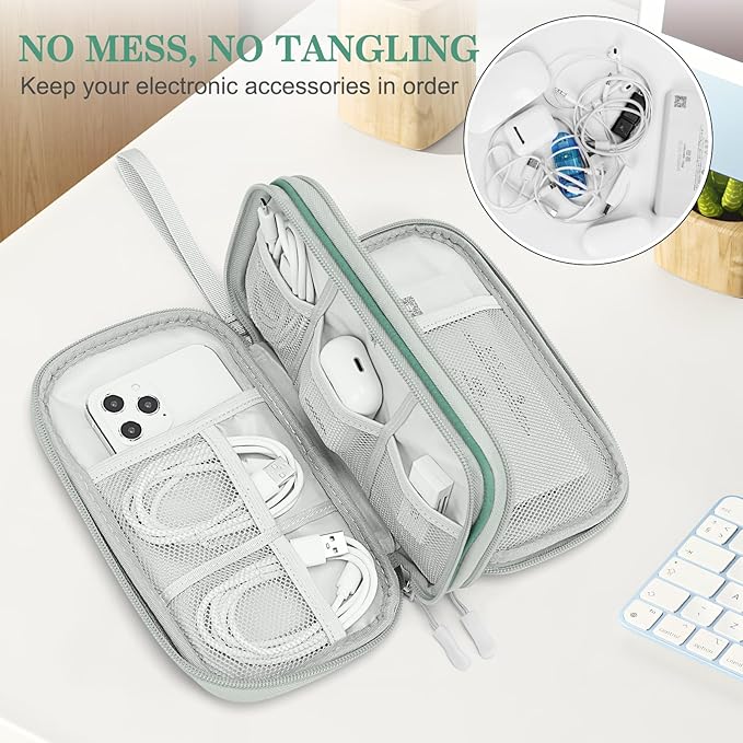FYY Electronic Organizer, Travel Cable Organizer Bag Pouch Electronic - Image 5