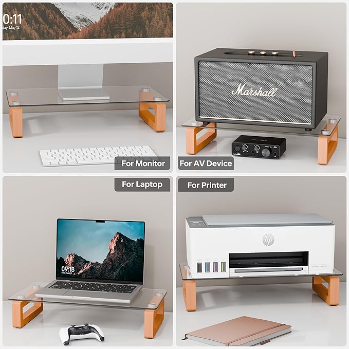 YEOUX Multi-Purpose Desktop Stand, Desk Organization Shelf - Image 4