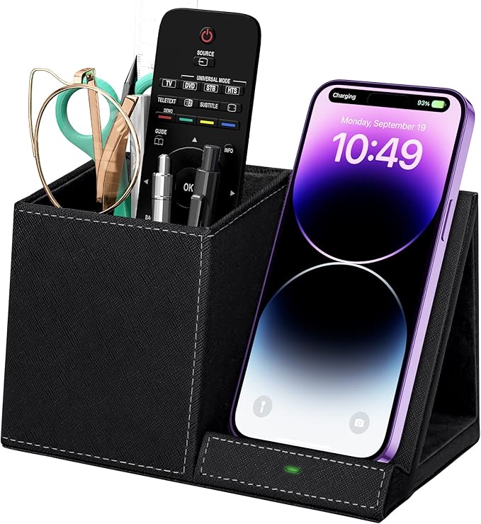 Desk Supplies Organizer, Desktop Stationery Organizer, Home Office Supply by wirelessfuturecharger