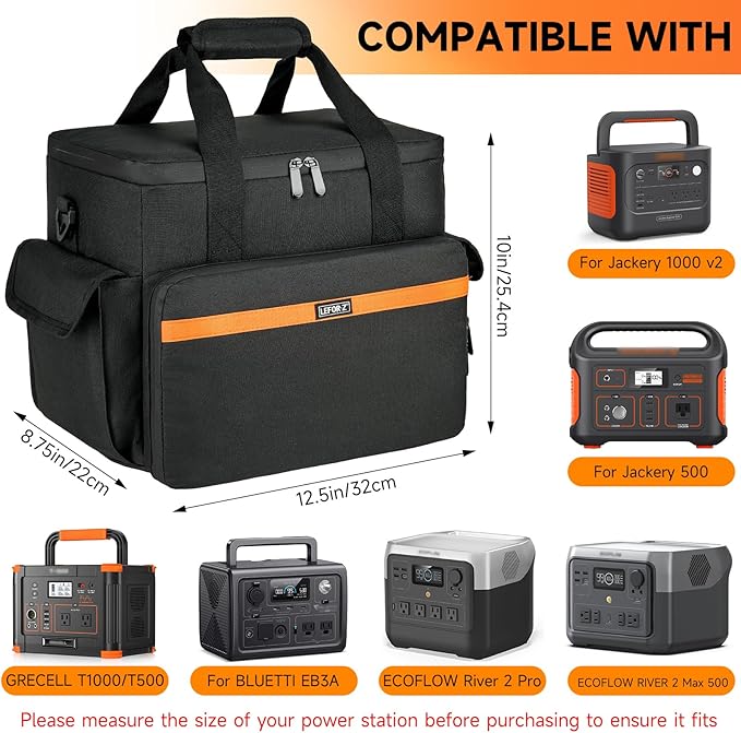 Carrying Case Compatible with Jackery Explorer 500/ECOFLOW River/River - Image 2