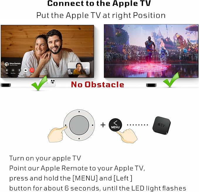 New Universal Remote Control for All Apple TV Remote, Replacement Compatible - Image 6
