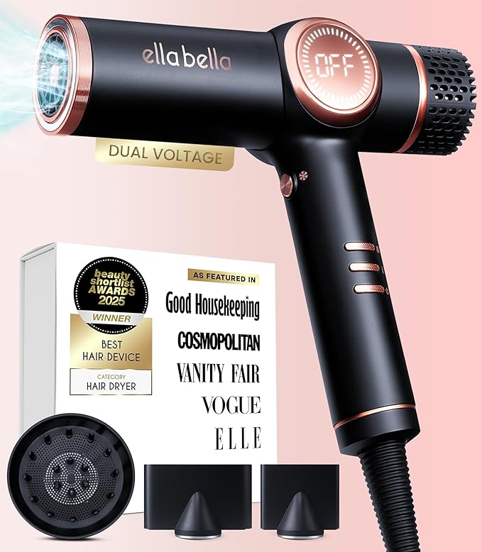 ELLA BELLA® Professional Ionic Hair Dryer by ellabella