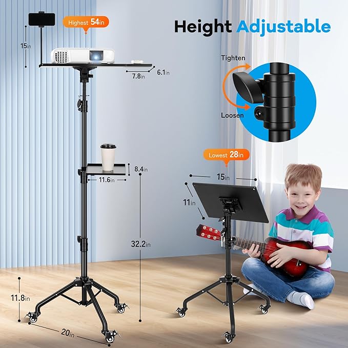 CAHAYA Projector Tripod Stand - Image 5