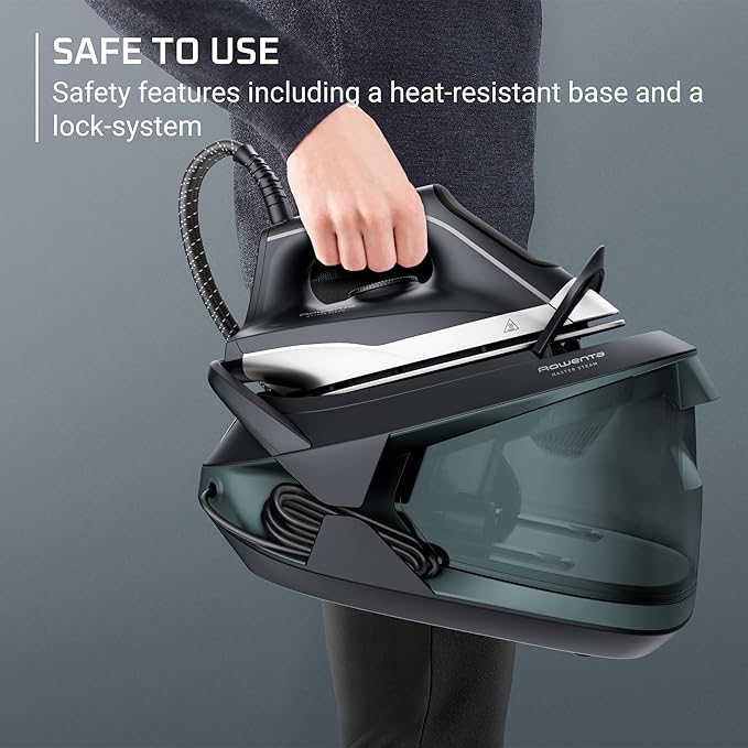Rowenta Iron Steamer for Clothes Master Steam Station, Professional Steam Iron - Image 6